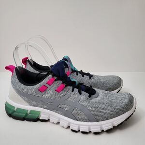 ASICS Gel Quantum 90 Shoes Womens 8.5 Gray Mesh Athletic Running 1022A115